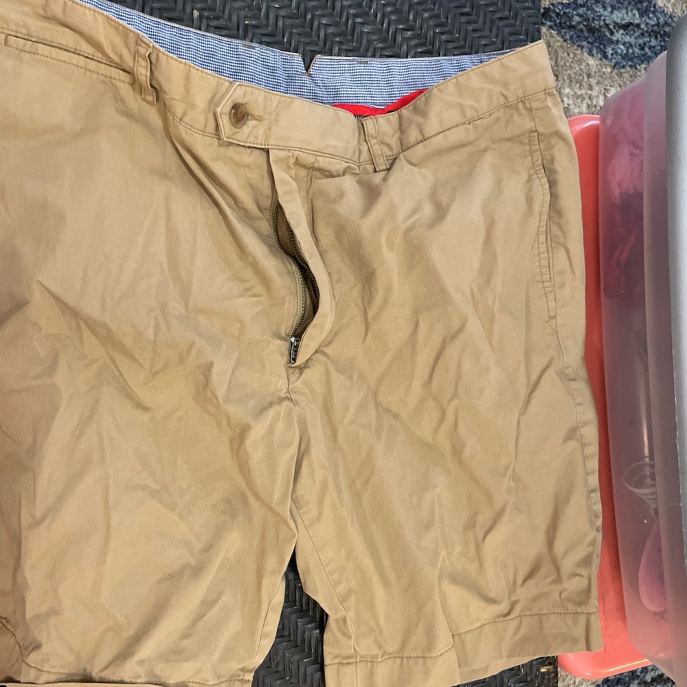 Daniel Cremieux Tan Flat Front Men's Shorts
